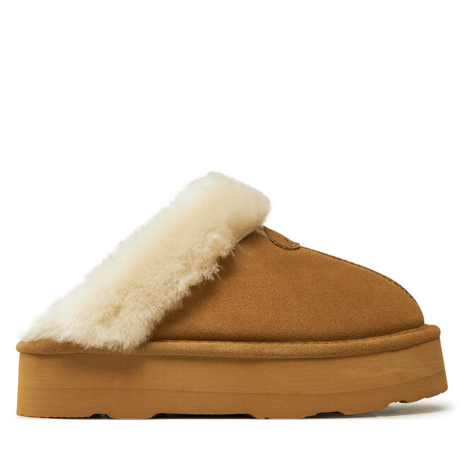 Kapcie Bearpaw Retro Loki 2487W Beżowy - kobiece