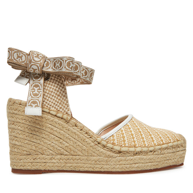 Espadryle Coccinelle E4 SRK 32 01 01 Beżowy - kobiece