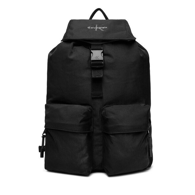 Plecak Calvin Klein Bold Flap Backpack LV04D3270G Czarny -