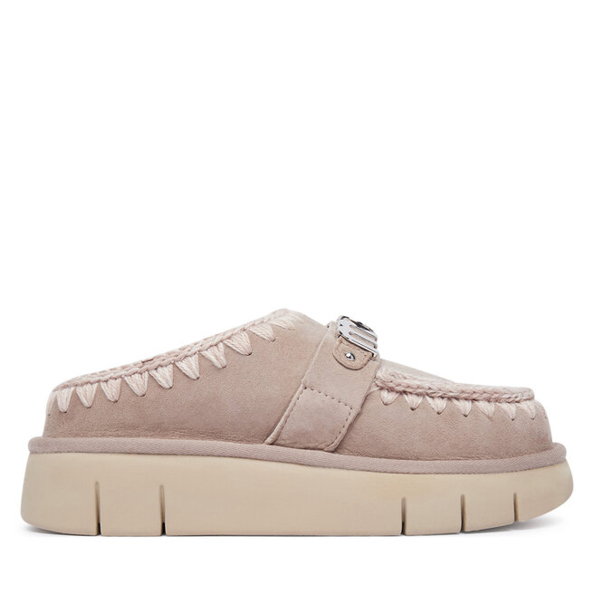 Śniegowce Mou Bounce Clog FW531001A Beżowy - kobiece