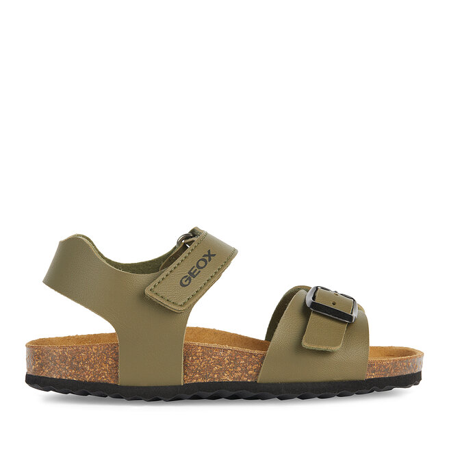 Sandały Geox J Ghita Boy J028LB 000BC C3704 D Zielony - chłopięce