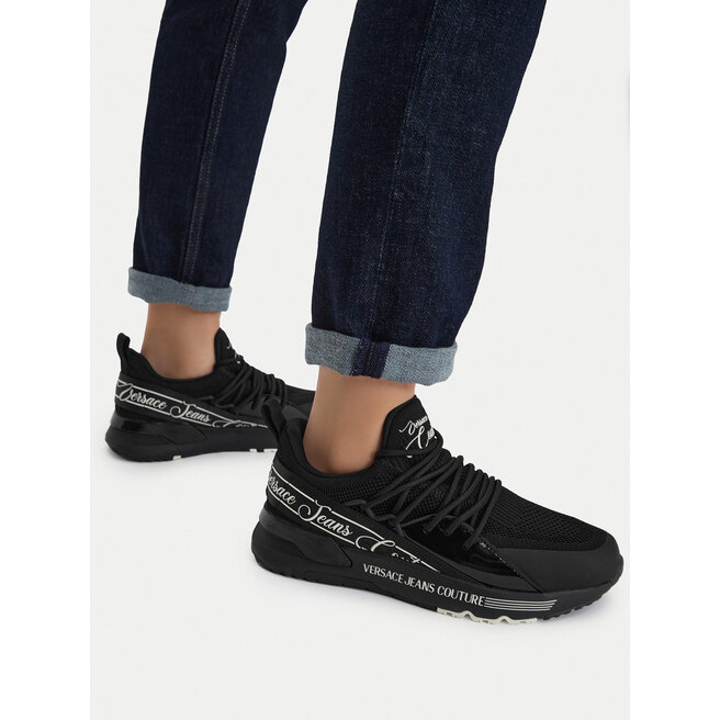 Sneakersy Versace Jeans Couture 79VA3SA8 ZSC96 899 Czarny - kobiece