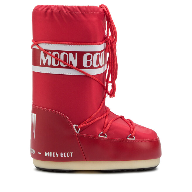 Śniegowce Moon Boot Nylon 14004400003 Czerwony - dziewczęce