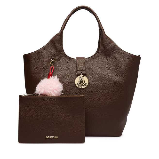 Torebka LOVE MOSCHINO JC4238PP0PKI0313 Brązowy ciemny -