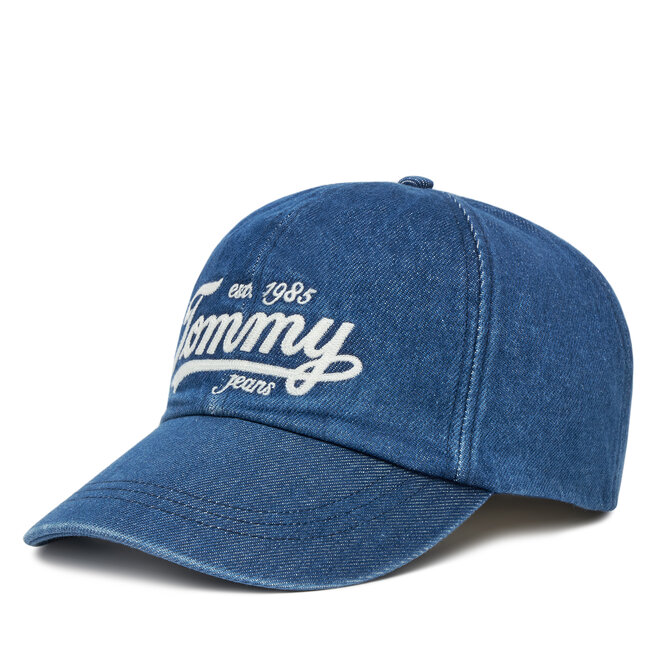 Czapka z daszkiem Tommy Jeans Archive Script AM0AM13565 Niebieski -