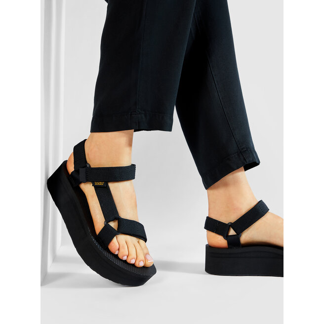 Sandały Teva Flatform Universal 1008844 Czarny - kobiece