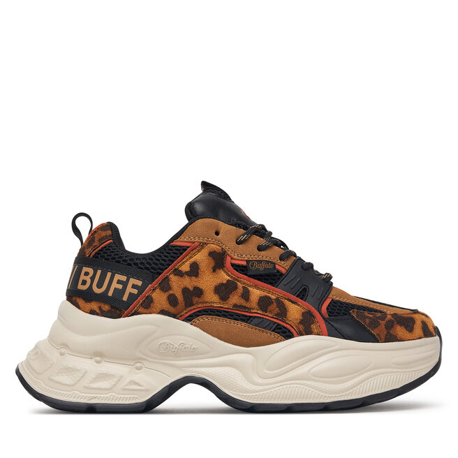 Sneakersy Buffalo Yuno 16355 Brązowy - kobiece