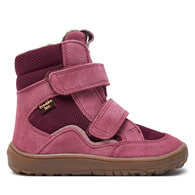 Kozaki Froddo Barefoot Tex Winter G3160233-5 M Różowy - dziewczęce