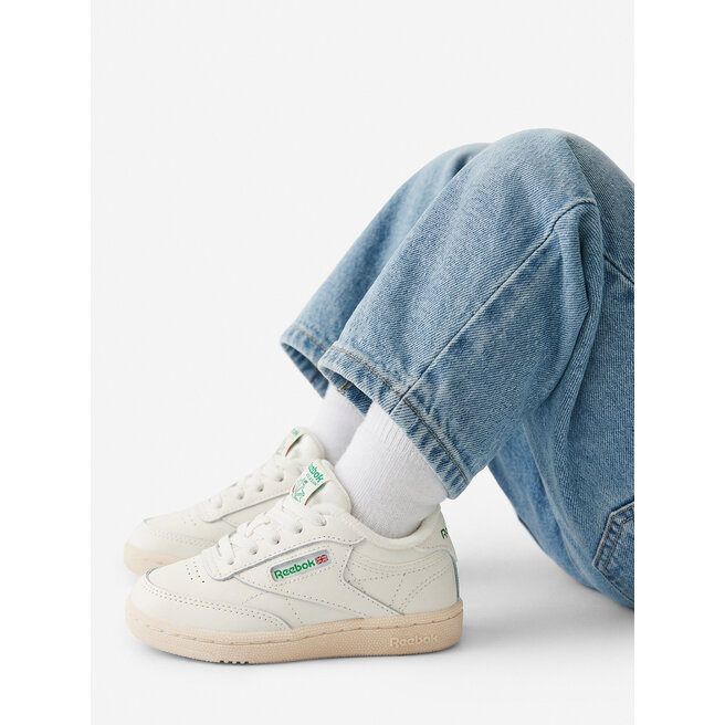 Sneakersy Reebok EO-CLUB C 100046749 Écru - dziewczęce