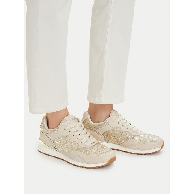 Sneakersy Liu Jo Maxi Wonder Low 02 BA6015 PX821 Beżowy - kobiece