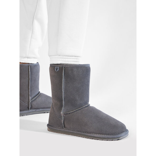 Śniegowce EMU Australia Wallaby Lo Teens T10102 Szary - chłopięce