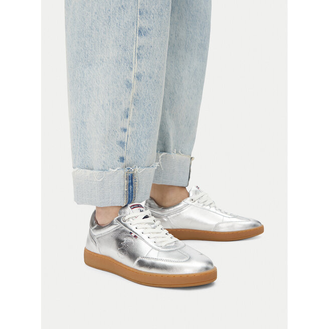 Sneakersy Beverly Hills Polo Club WI44-VOUN-02 Srebrny - kobiece