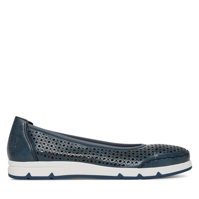 Baleriny Rieker CEO-L3065-14 Granatowy -