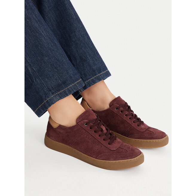 Sneakersy Lasocki CEO-WI16-D557-05 Bordowy - kobiece