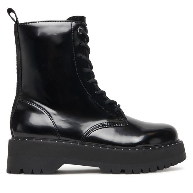 Trzewiki DKNY Batu Studs-Lace Up K4566972 Czarny - kobiece