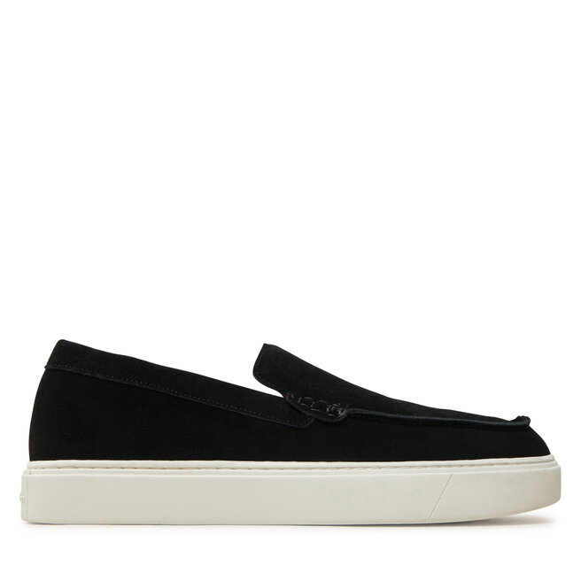 Mokasyny Calvin Klein Moccasin Suede HM0HM01794 Czarny -
