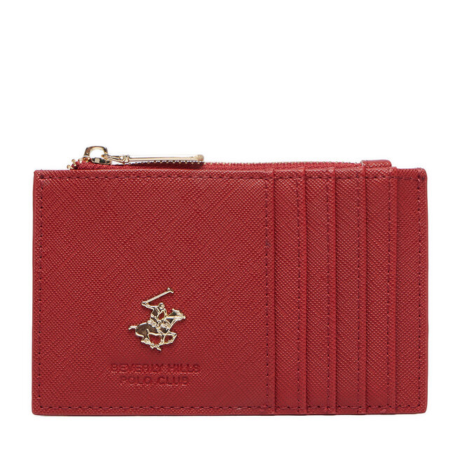 Etui na karty kredytowe Beverly Hills Polo Club CWBEO-BHPC-W1-003-AW26 Czerwony -