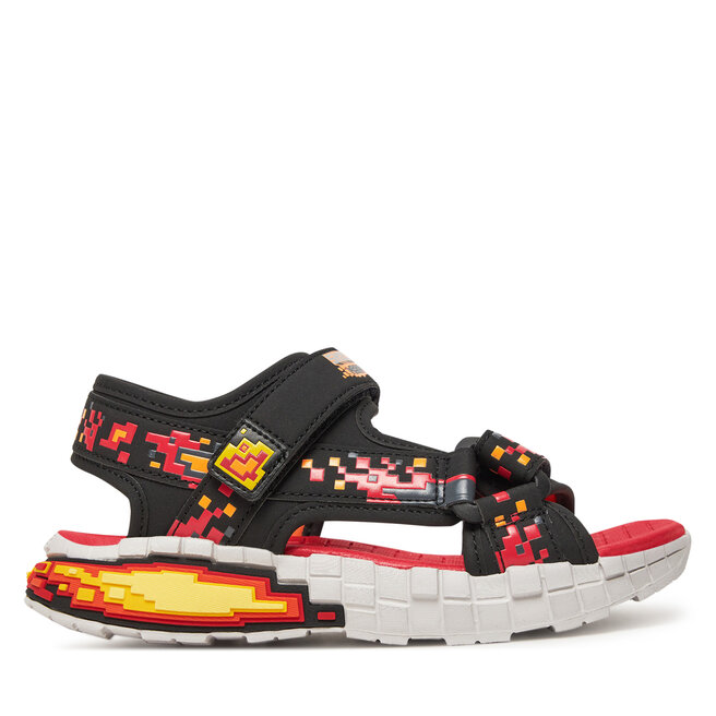 Sandały Skechers Mega-Splash 4K- 402161L/BKRD Czarny - chłopięce