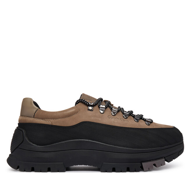 Sneakersy Calvin Klein Hybrid Trek Lace Up Nu HM0HM02328 Beżowy - męskie