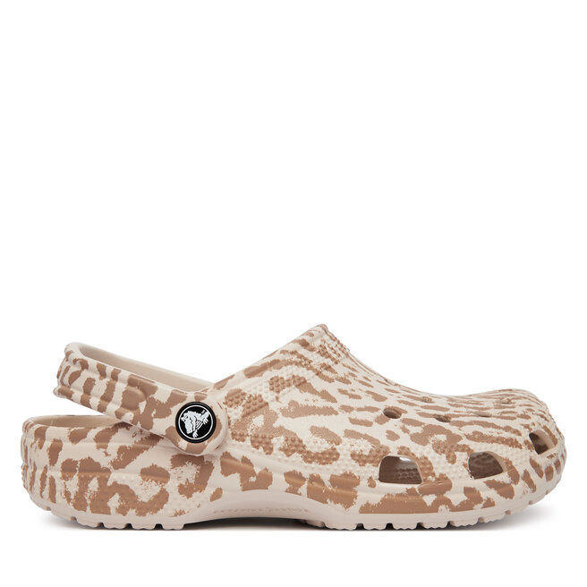 Klapki Crocs Classic Pop Animal Clogs 214153 Beżowy -