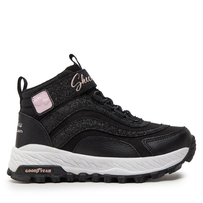 Sneakersy Skechers Fuse Tread Wild Adventure 302948L/BLK Czarny - dziewczęce