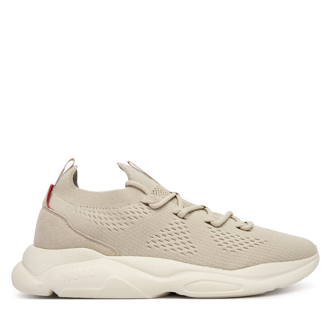 Sneakersy HUGO Leon 50563493 Beżowy - męskie