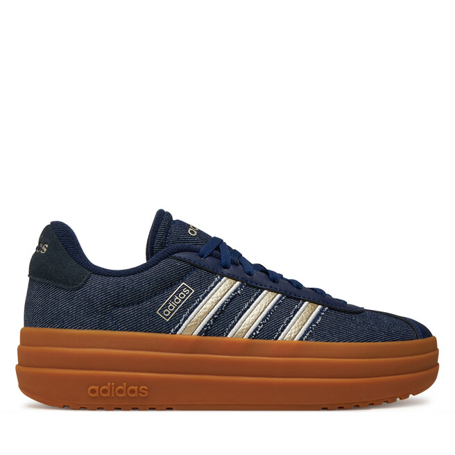 Sneakersy adidas VL Court Bold JS4471 Granatowy - kobiece