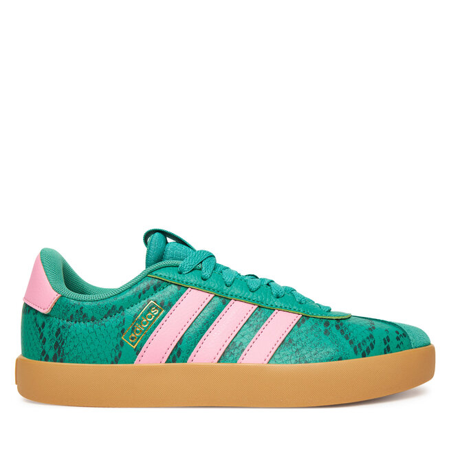 Sneakersy adidas VL Court 3.0 JR8668 Zielony - kobiece
