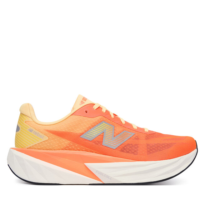 Buty do biegania New Balance FuelCell Rebel V5 MFCX3L8 Pomarańczowy - męskie
