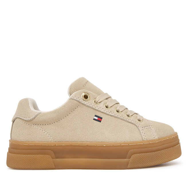 Sneakersy Tommy Hilfiger Jade T3A9-35098-1429 M Beżowy - dziewczęce