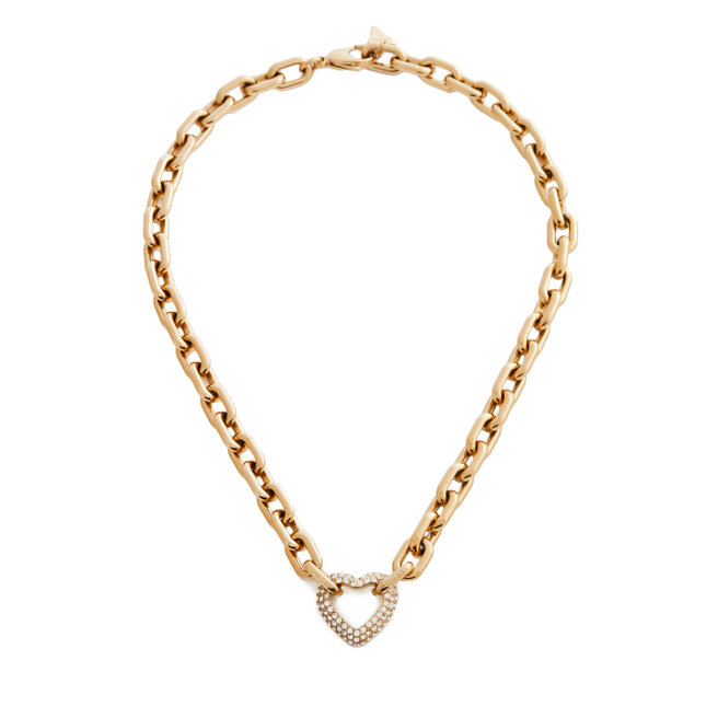 Naszyjnik Guess JUBN05 015JW Złoty -