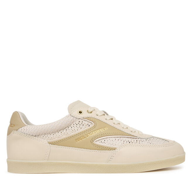 Sneakersy KARL LAGERFELD Kandidate KL63826 Beżowy - kobiece