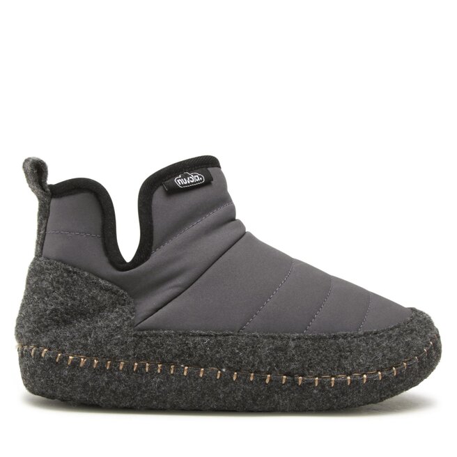 Kapcie Nuvola Boot New Wool UNBOW685 Szary - kobiece