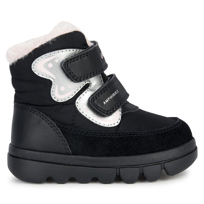 Kozaki Geox B Willaboom Girl B A B365AA 0FU22 C0869 M Czarny - dziewczęce