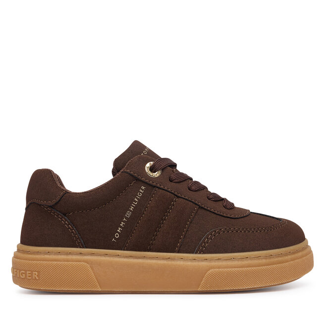 Sneakersy Tommy Hilfiger T3A9-35086-0315525 S Beżowy - dziewczęce