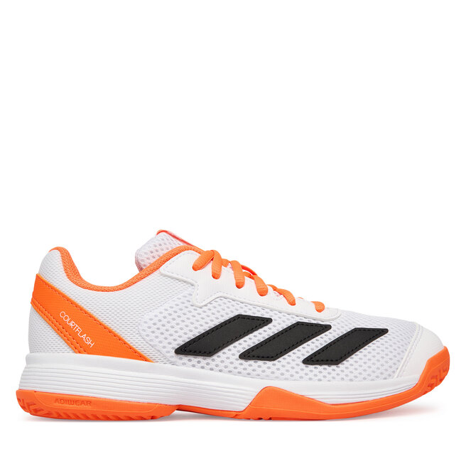 Buty do tenisa adidas Courtflash JR4450 Biały - dziecięce