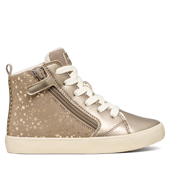 Sneakersy Geox J Gisli Girl J664ND 0AUAJ C5005 D Złoty - dziewczęce
