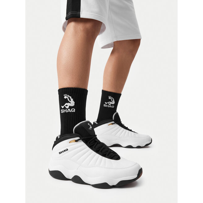 Buty do koszykówki SHAQ EO-NET AQ95088B-WB Biały - dziecięce