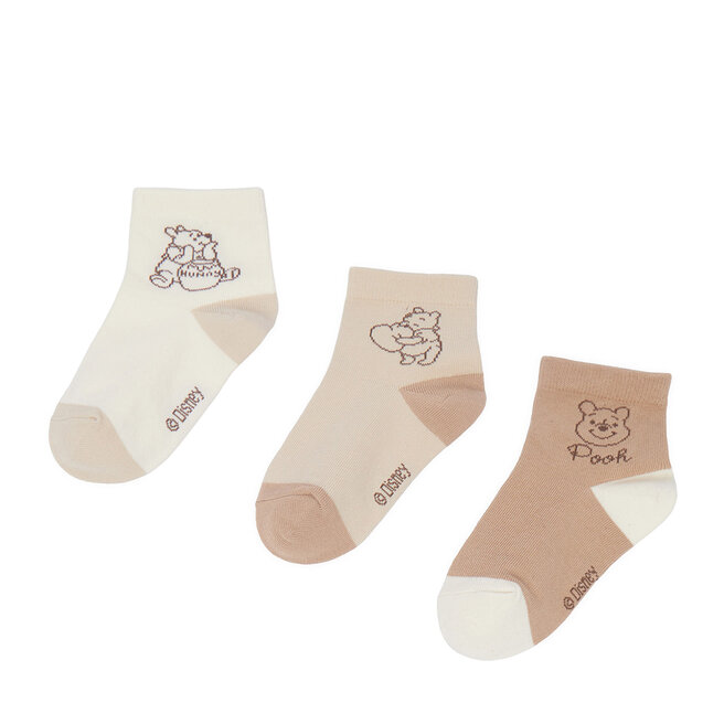Skarpety długie Winnie The Pooh CEO-ACCCS-AW26-231WTP(3-PACK) Beżowy - dziecięce