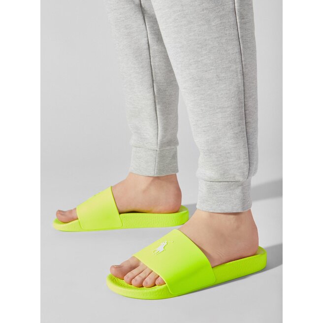 Klapki Polo Ralph Lauren Polo Slide 809892945002 Żółty -