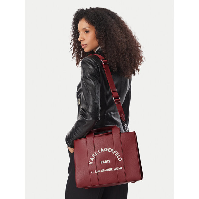Torebka KARL LAGERFELD B1W30041 Bordowy -