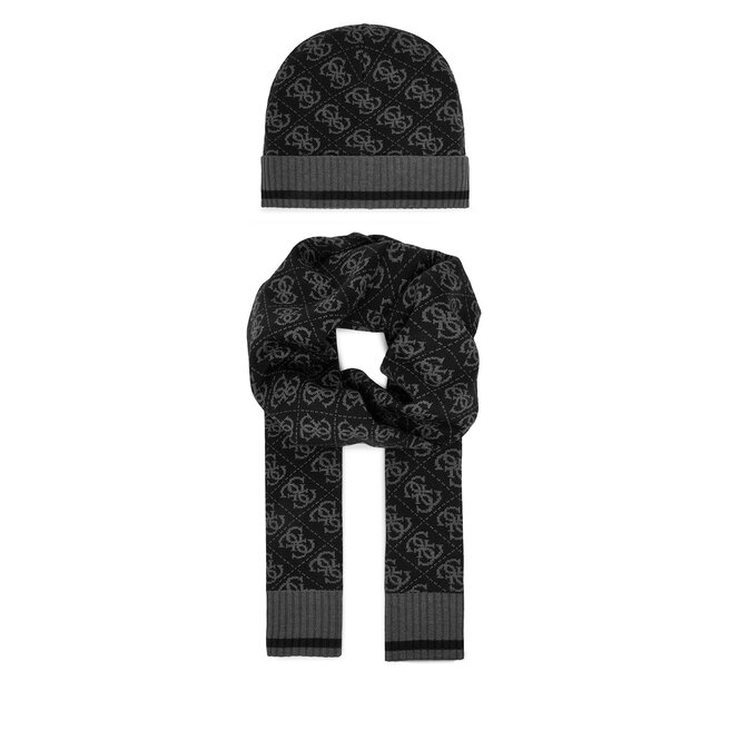 Zestaw szalik i czapka Guess GFBOXM P6102 Czarny -