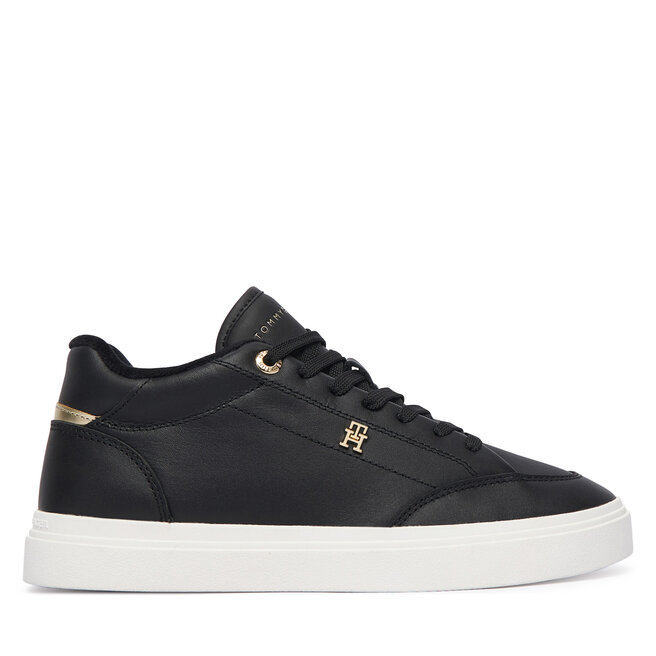 Sneakersy Tommy Hilfiger Th Chic Cupsole Mc FW0FW09595 Czarny - kobiece