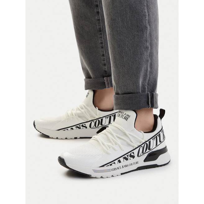 Sneakersy Versace Jeans Couture 80YA3SA3 Biały - męskie