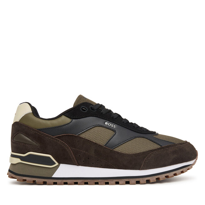 Sneakersy BOSS Parkour 50573554 Brązowy - męskie