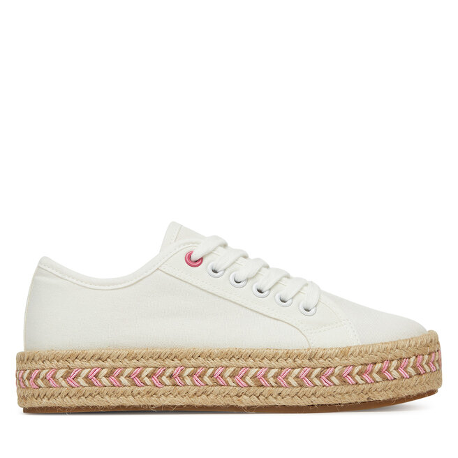 Espadryle DeeZee ZYKS306 Biały - kobiece