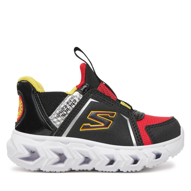 Sneakersy Skechers Hypno-Flash 2.0-Brisk-Brights 403830N/BKRD Czarny - chłopięce