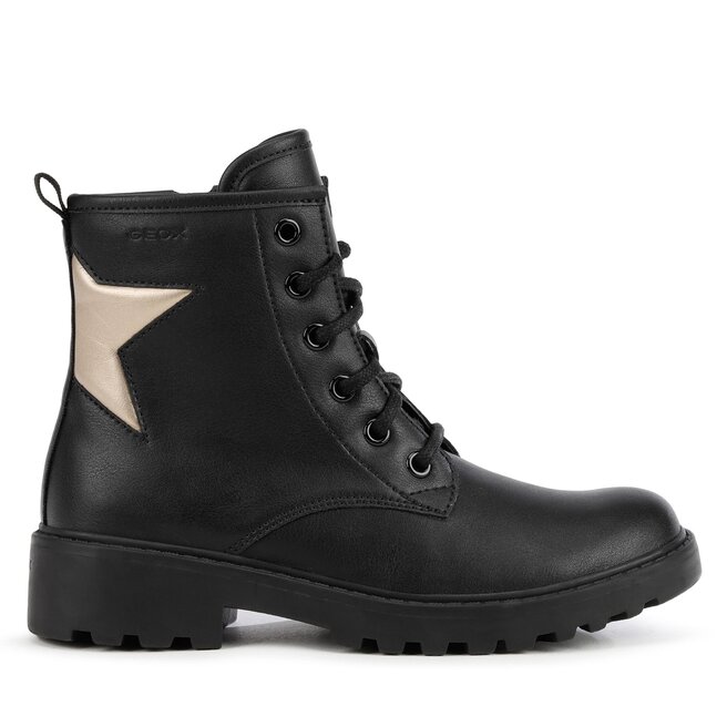Trapery Geox J Casey Girl J9420G 054AJ C0531 S Czarny - dziewczęce