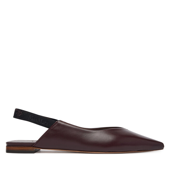 Baleriny Max Mara Mxacrea 2614521431600 Bordowy -