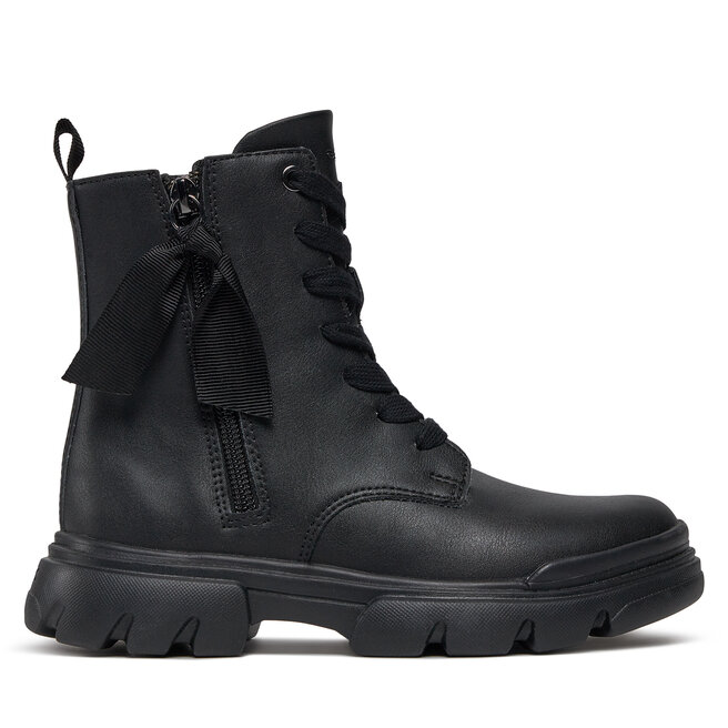 Botki Geox J Junette Girl J36HVG 000BC C9999 S Czarny - dziewczęce